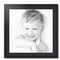 ArtToFrames 28x28" Matted Picture Frame with 24x24" Single Mat Photo Opening Framed in 1.25" Black and 2" Mat (FWM-3926-28x28)